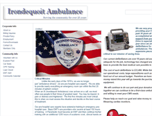 Tablet Screenshot of irondequoitambulance.com